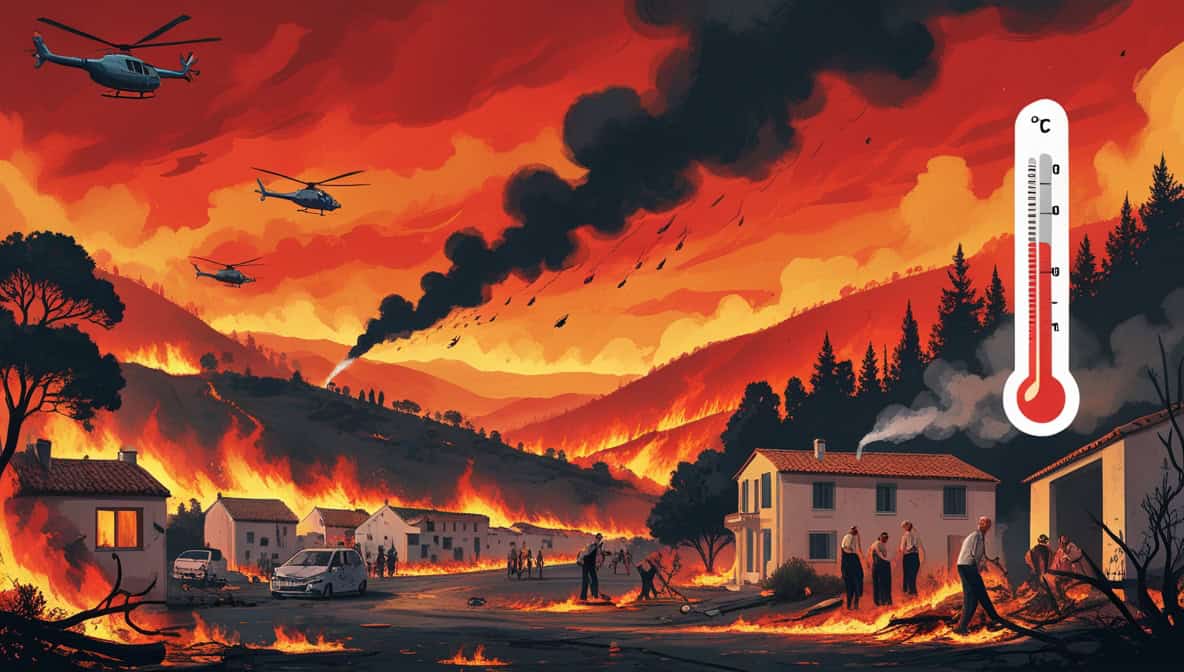 Musim panas tahun 2025 berubah menjadi mimpi buruk bagi sejumlah negara di Eropa